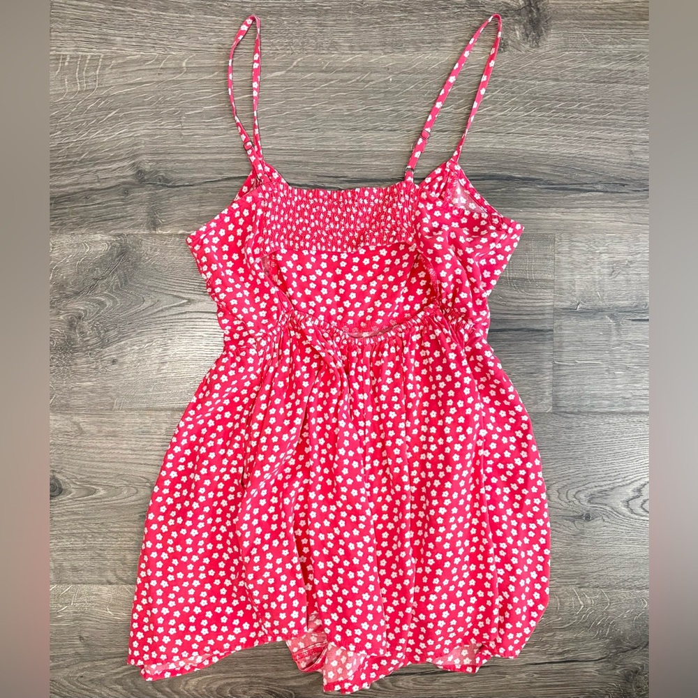 Hollister Pink Polka Dot Romper (USED)